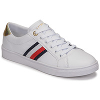 Sko Dame Lave sneakers Tommy Hilfiger TH CORPORATE CUPSOLE SNEAKER Hvid