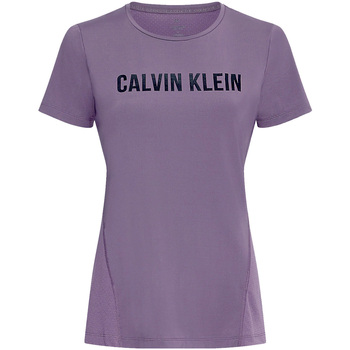 textil Dame T-shirts & poloer Calvin Klein Jeans 00GWS0K195 Violet