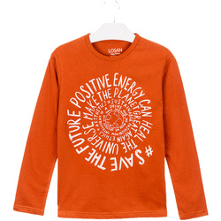 textil Børn T-shirts & poloer Losan 023-1013AL Orange