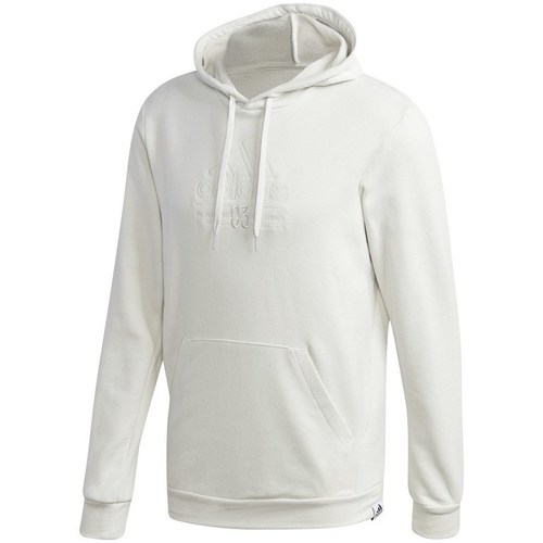 textil Herre Sweatshirts adidas Originals Brilliant Basics Hooded Hvid