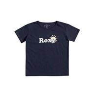 textil Pige T-shirts m. korte ærmer Roxy DAY AND NIGHT FOIL Marineblå