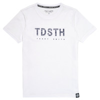textil Dreng T-shirts m. korte ærmer Teddy Smith T-MAX Hvid