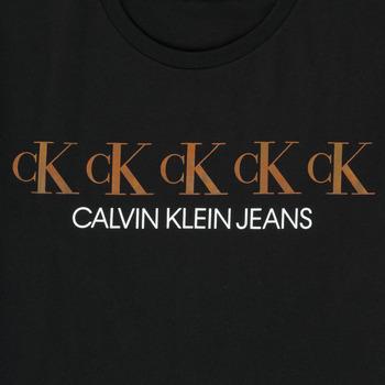 Calvin Klein Jeans CK REPEAT FOIL BOXY T-SHIRT Sort