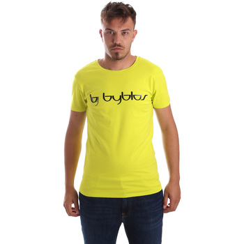 textil Herre T-shirts m. korte ærmer Byblos Blu 2MT0023 TE0048 Gul