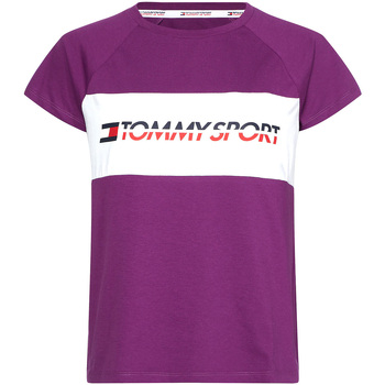 textil Dame T-shirts & poloer Tommy Hilfiger S10S100331 Violet