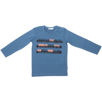 textil Børn T-shirts & poloer Melby 70C5524 Blå