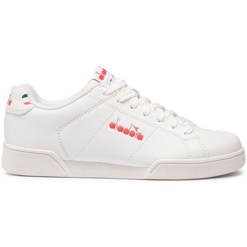 Sko Dame Sneakers Diadora IMPULSE I C8865 White/Geranium Hvid