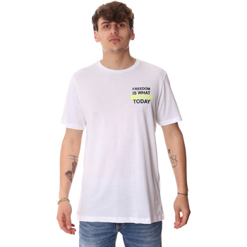 textil Herre T-shirts m. korte ærmer Antony Morato MMKS01786 FA100189 hvid