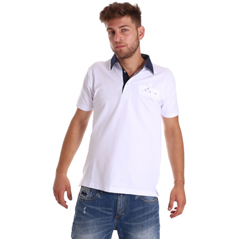 textil Herre T-shirts & poloer Bradano 000115 Hvid