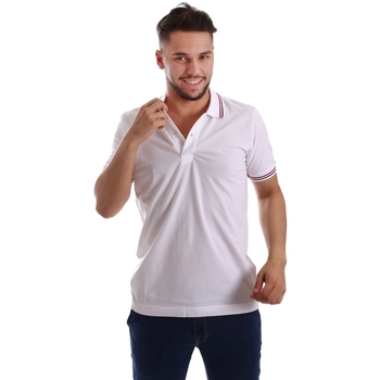 textil Herre Polo-t-shirts m. korte ærmer Key Up 2Q70G 0001 hvid