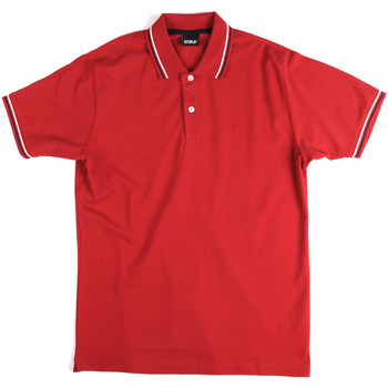 textil Herre Polo-t-shirts m. korte ærmer Key Up 2Q70G 0001 Rød