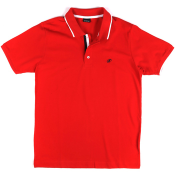 textil Herre Polo-t-shirts m. korte ærmer Key Up 2Q711 0001 Rød