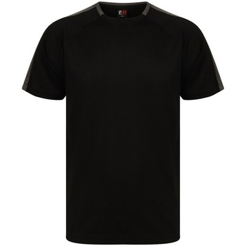 textil Langærmede T-shirts Finden & Hales LV290 Sort