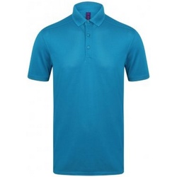 textil Herre Polo-t-shirts m. korte ærmer Henbury HB460 Sapphire