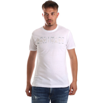 textil Herre T-shirts & poloer Navigare NV31081 Hvid