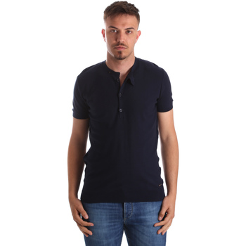 textil Herre T-shirts & poloer Gaudi 911FU53008 Blå
