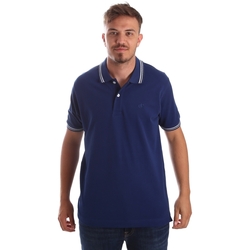 textil Herre Polo-t-shirts m. korte ærmer Key Up 2Q70G 0001 Blå