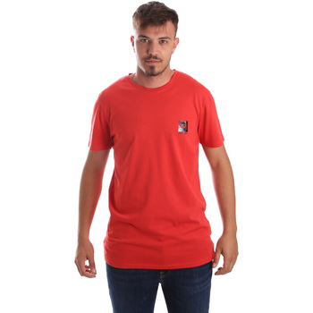 textil Herre T-shirts m. korte ærmer Byblos Blu 2MT0010 TE0045 Rød