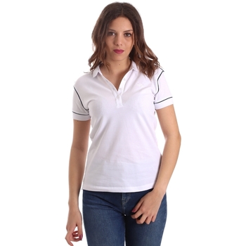 textil Dame Polo-t-shirts m. korte ærmer La Martina NWP002 PK001 hvid
