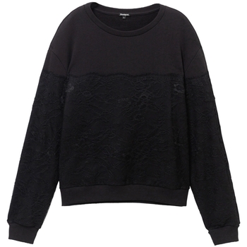 textil Dame Sweatshirts Desigual 19WWSK34 Sort