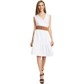 textil Dame Korte kjoler Gaudi 011BD15037 hvid