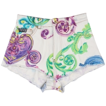textil Dame Shorts Versace A3HVB18BAOB5K904 Hvid