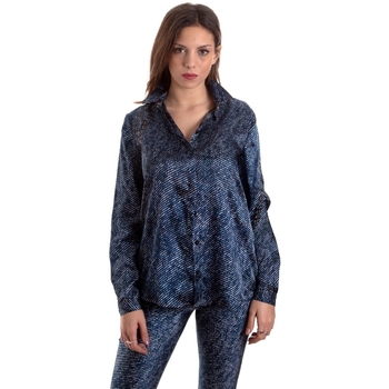 textil Dame Skjorter / Skjortebluser Versace B0HVB601S0683904 Blå