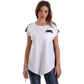textil Dame T-shirts m. korte ærmer Versace D3HVB657S0683904 hvid