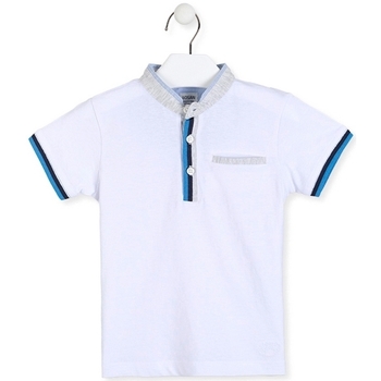 textil Dreng Polo-t-shirts m. korte ærmer Losan 015-1791AL hvid