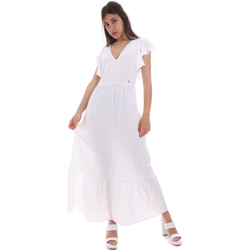 textil Dame Lange kjoler Gaudi 011BD15039 hvid