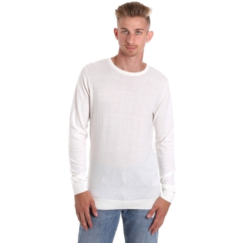 textil Herre Langærmede T-shirts Sseinse ME1504SS hvid