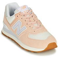 Sko Dame Lave sneakers New Balance 574 Pink / Blå