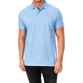 textil Herre Polo-t-shirts m. korte ærmer Hackett HM561231-502 Blå