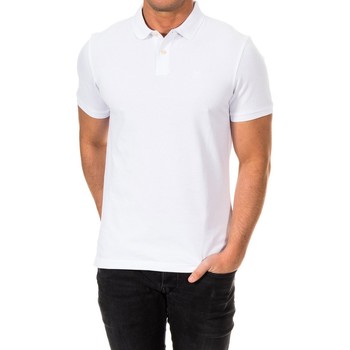 textil Herre Polo-t-shirts m. korte ærmer Hackett HM561503-800 Hvid