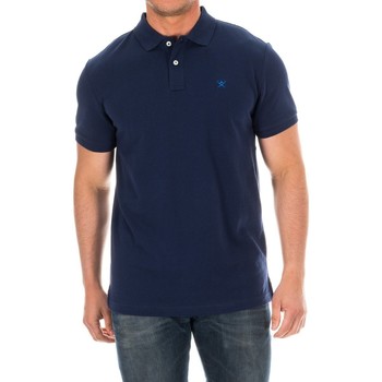 textil Herre Polo-t-shirts m. korte ærmer Hackett HM561790-588 Blå