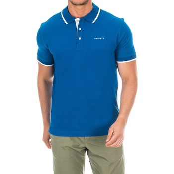 textil Herre Polo-t-shirts m. korte ærmer Hackett HMX1000E-YONDER Blå