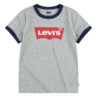 textil Dreng T-shirts m. korte ærmer Levi's BATWING RINGER TEE Grå