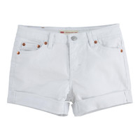 textil Pige Shorts Levi's 4E4536-001 Hvid