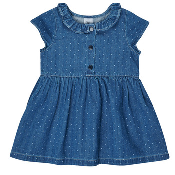 textil Pige Korte kjoler Petit Bateau MAURANE Blå