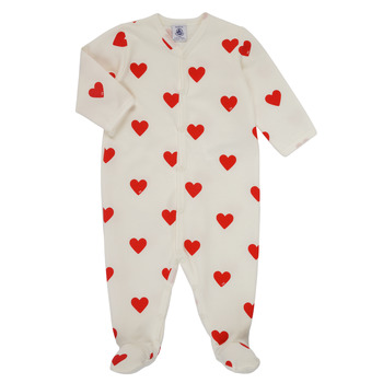 textil Børn Pyjamas / Natskjorte Petit Bateau MESCOEURS Hvid