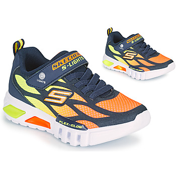 Sko Dreng Lave sneakers Skechers FLEX-GLOW Marineblå / Orange