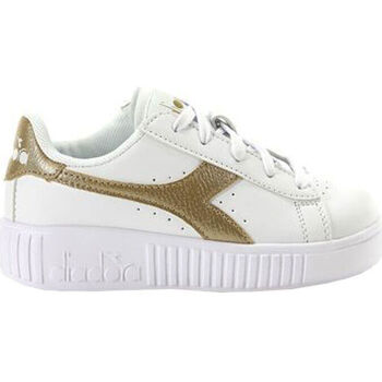 Sko Børn Sneakers Diadora 101.176596 01 C1070 White/Gold Guld