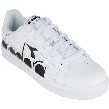 Sko Børn Sneakers Diadora 101.176274 01 C0351 White/Black Sort