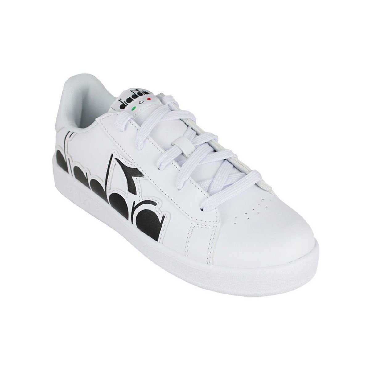 Sko Børn Sneakers Diadora 101.176274 01 C0351 White/Black Sort