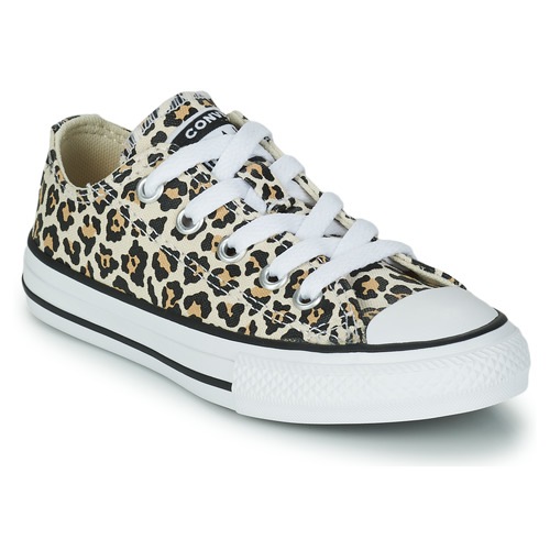 Sko Pige Lave sneakers Converse CHUCK TAYLOR OX Leopard / Flerfarvet