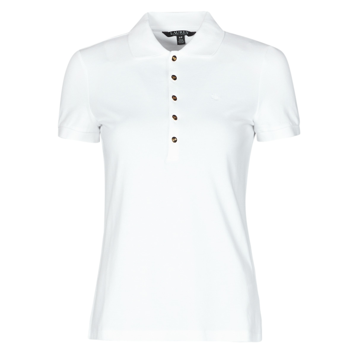 textil Dame Polo-t-shirts m. korte ærmer Lauren Ralph Lauren KIEWICK Hvid