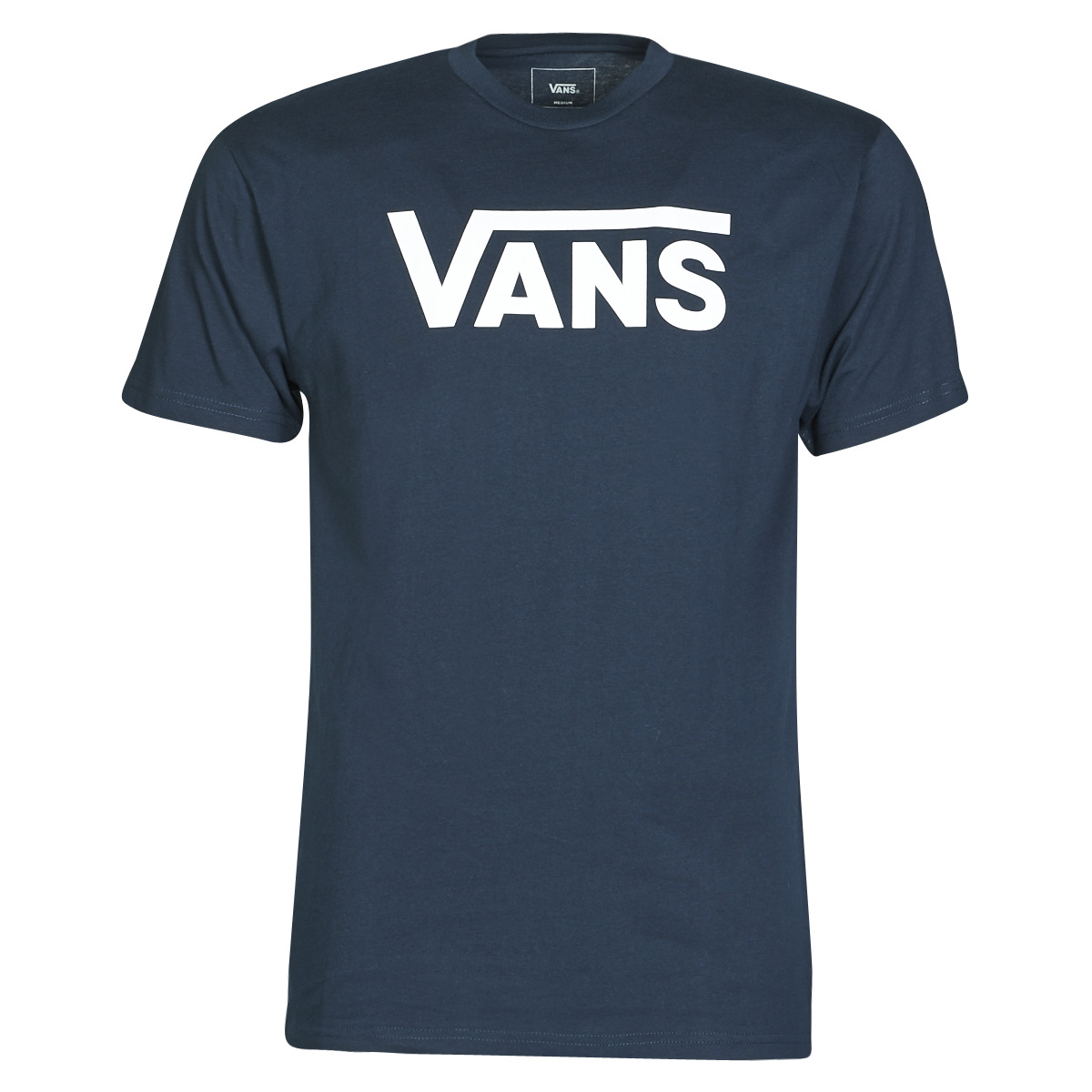 textil Herre T-shirts m. korte ærmer Vans VANS CLASSIC Blå / Hvid