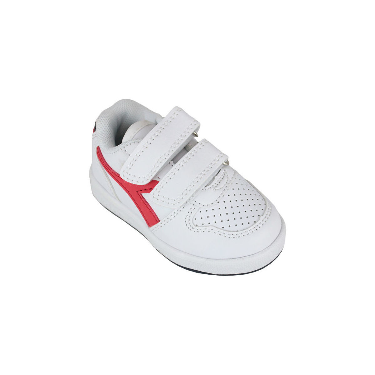 Sko Børn Sneakers Diadora 101.173302 01 C0673 White/Red Rød