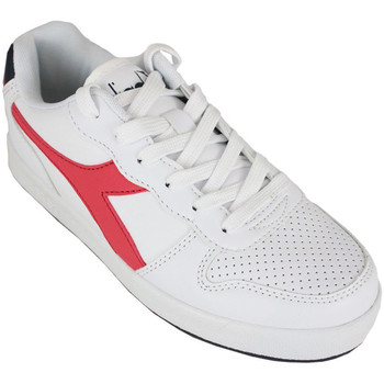 Sko Børn Sneakers Diadora 101.173301 01 C0673 White/Red Rød