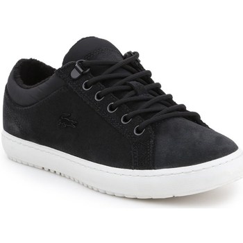 Sko Dame Lave sneakers Lacoste Straightset Insulate Sort